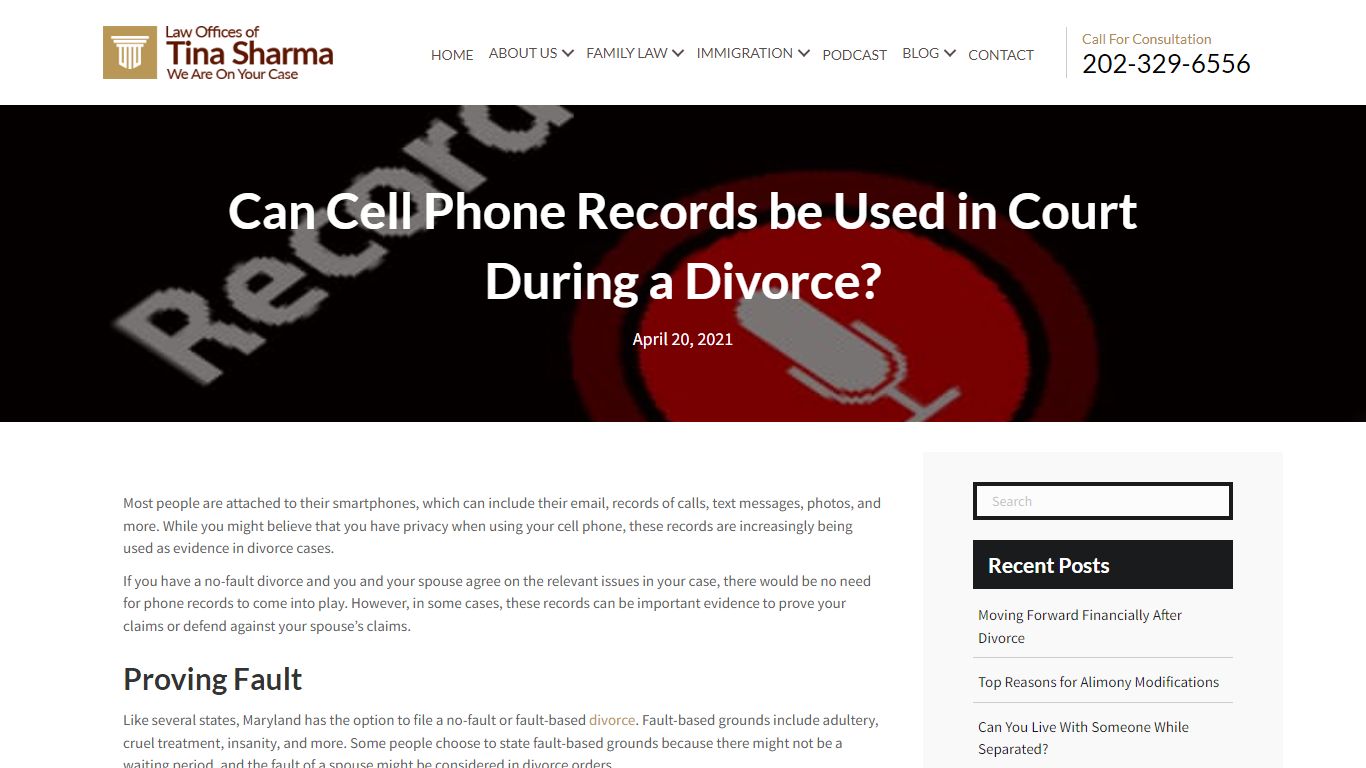 Can Cell Phone Records be Used in Court During a Divorce?