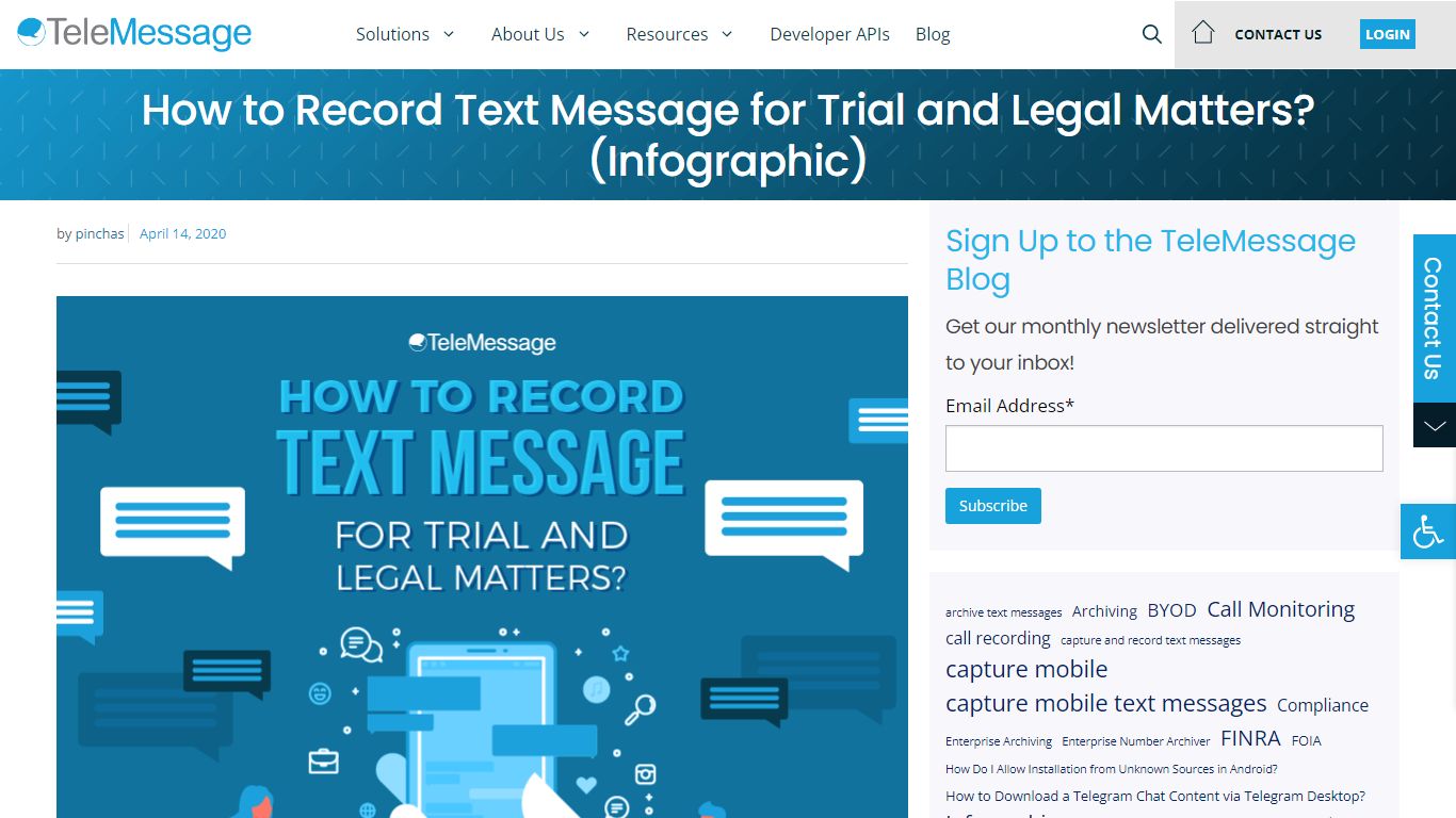 How to Record Text Message for Trial and Legal Matters? (Infographic)