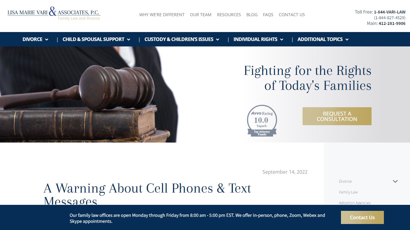A Warning about Cell Phones & Text Messages | Lisa Marie Vari ...